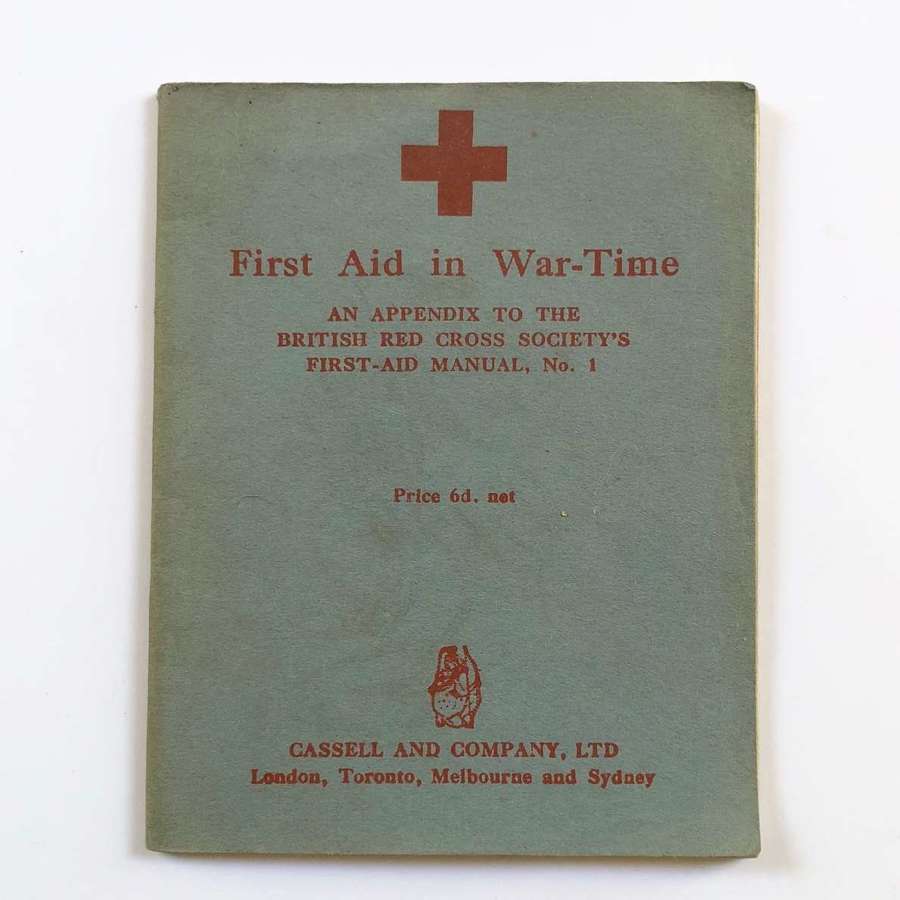 WW2 1943 Home Front First Aid Booklet.