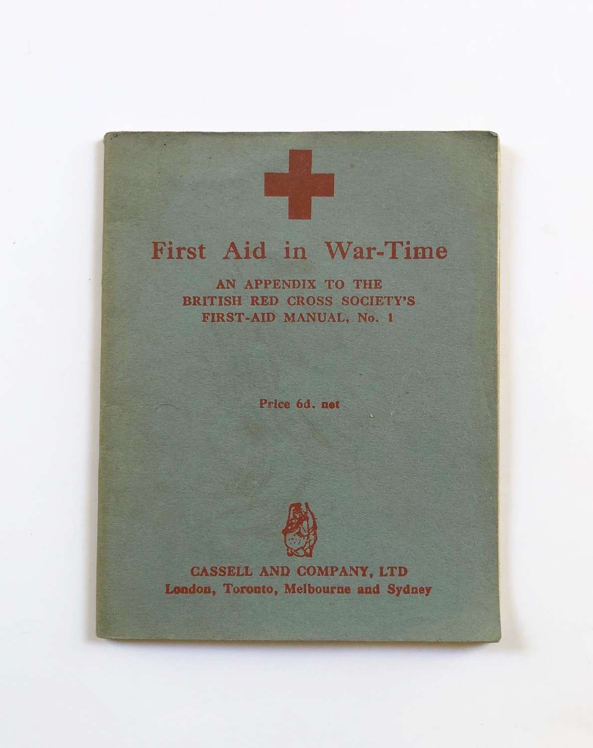 WW2 1943 Home Front First Aid Booklet.