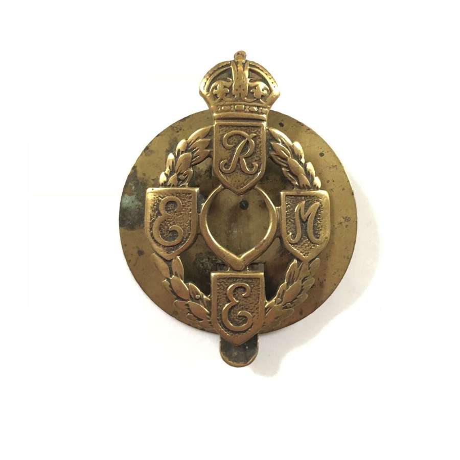 WW2 REME Royal Electrical and Mechanical Engineers Cap Badge.