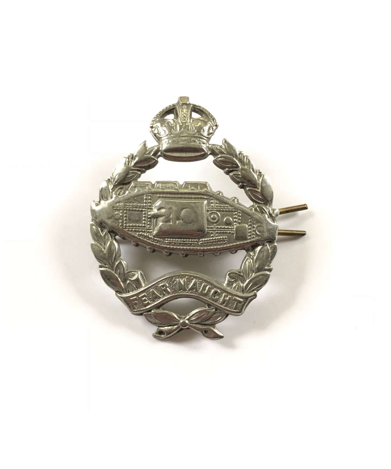 WW2 Period Royal Tank Regiment Cap Badge.