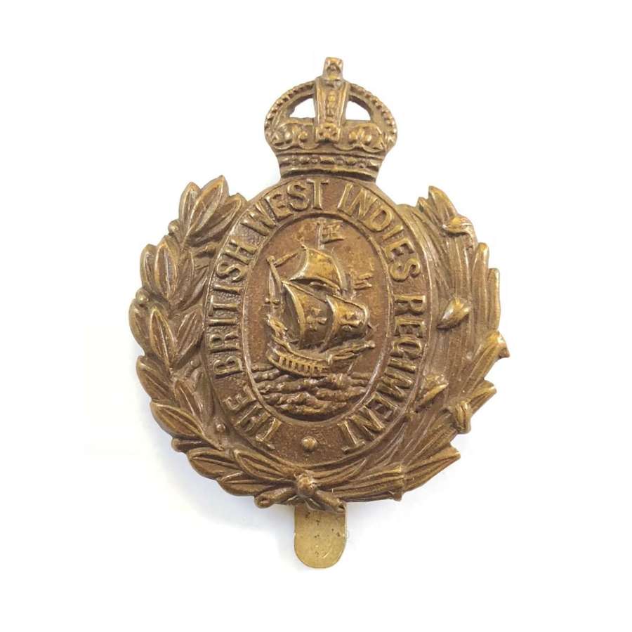 WW1 Pattern The British West Indies Regiment Cap Badge.