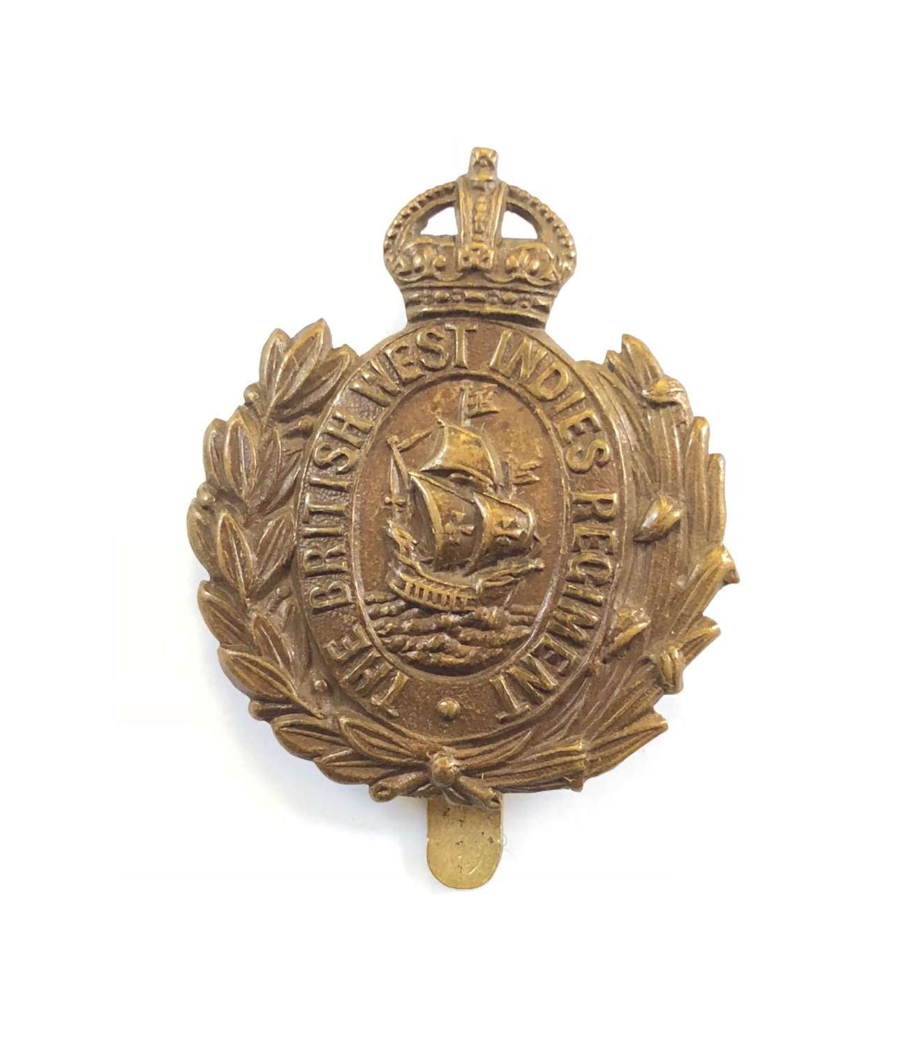WW1 Pattern The British West Indies Regiment Cap Badge.