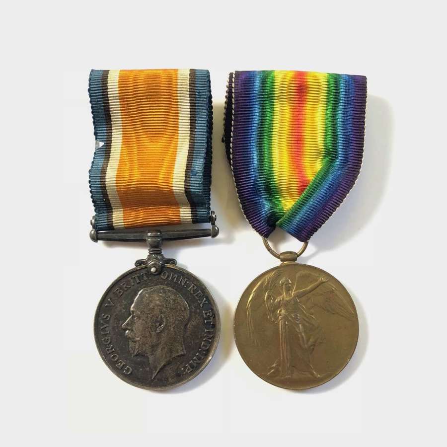 WW1 1st Bn Northumberland Fusiliers 1917 POW Casualty Medals.
