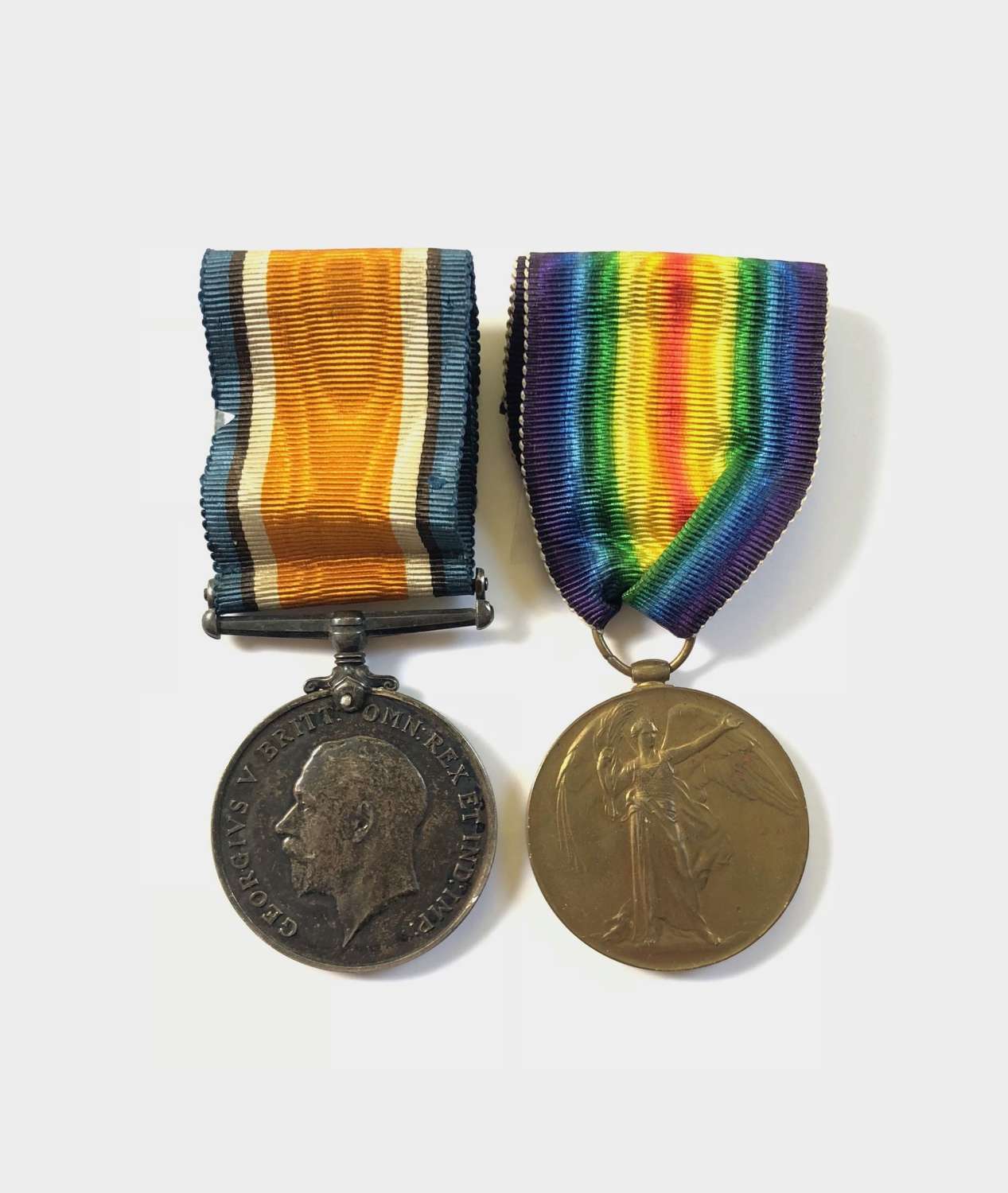 WW1 1st Bn Northumberland Fusiliers 1917 POW Casualty Medals.