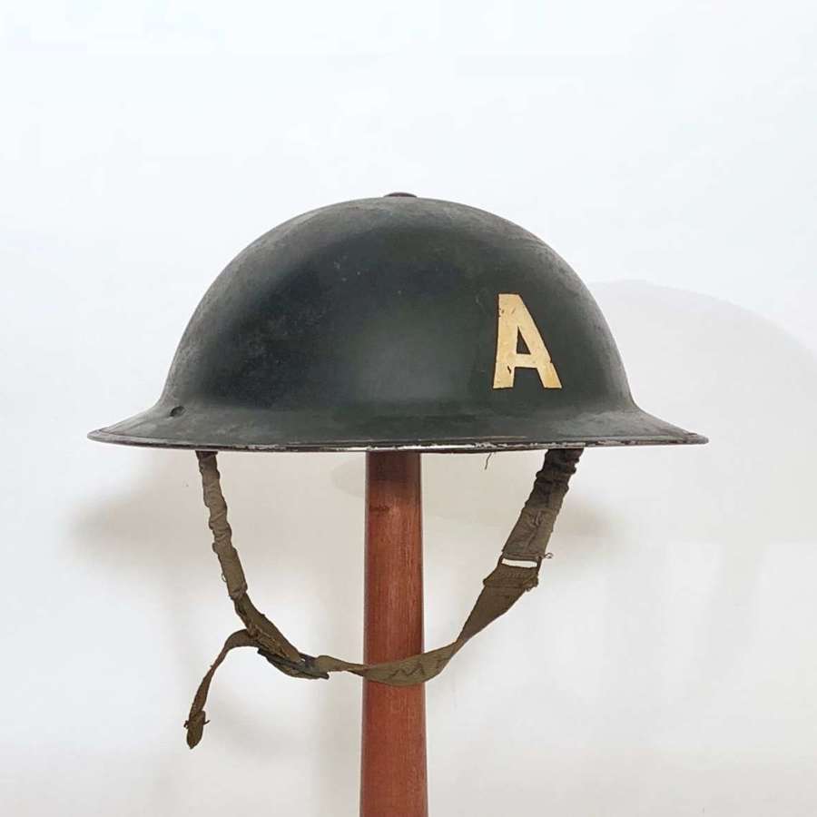 WW2 Blitz Period Home Front Ambulance Crew Helmet.
