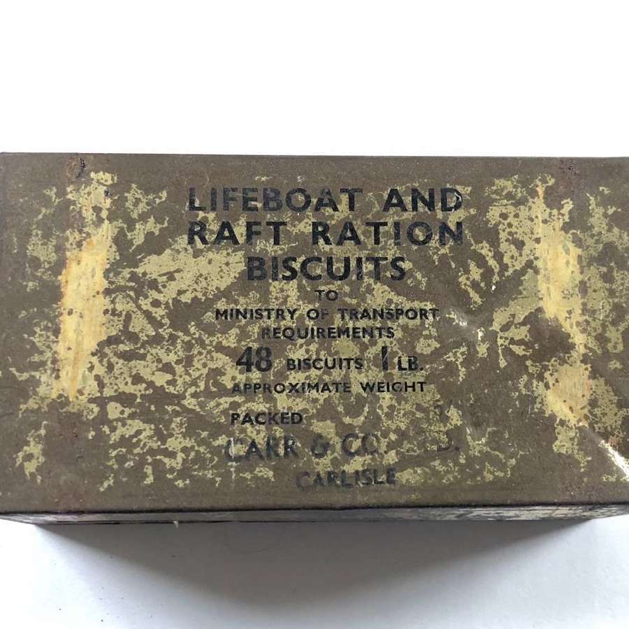 WW2 Pattern Lifeboat and Raft Emergency Biscuits Merchant Navy