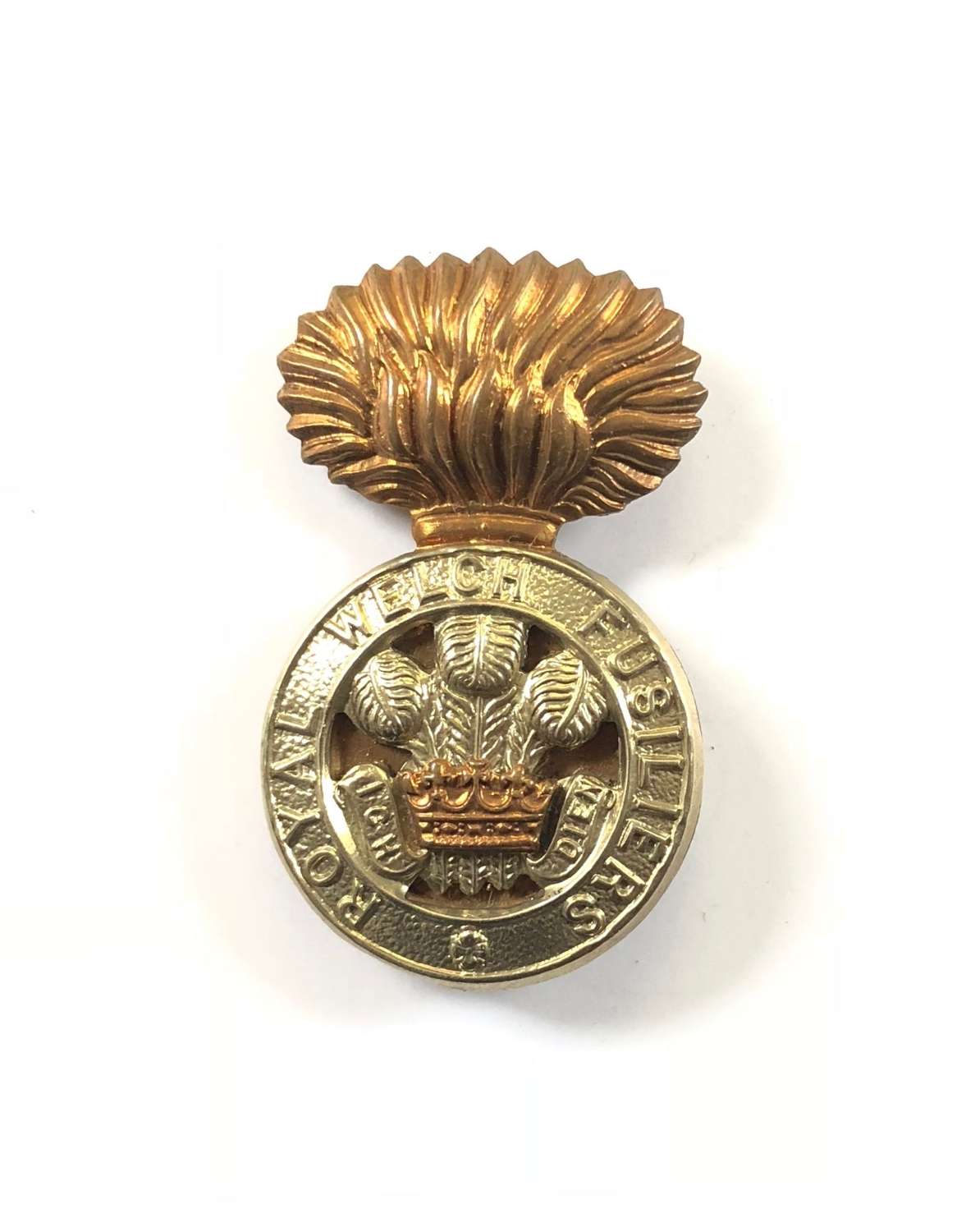 WW2 Pattern Royal Welch Fusiliers Cap Badge.