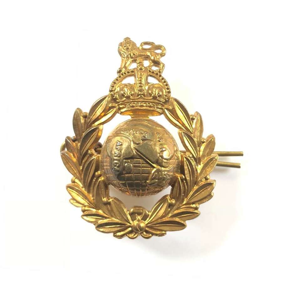 WW2 Pattern Royal Marines Cap Badge.