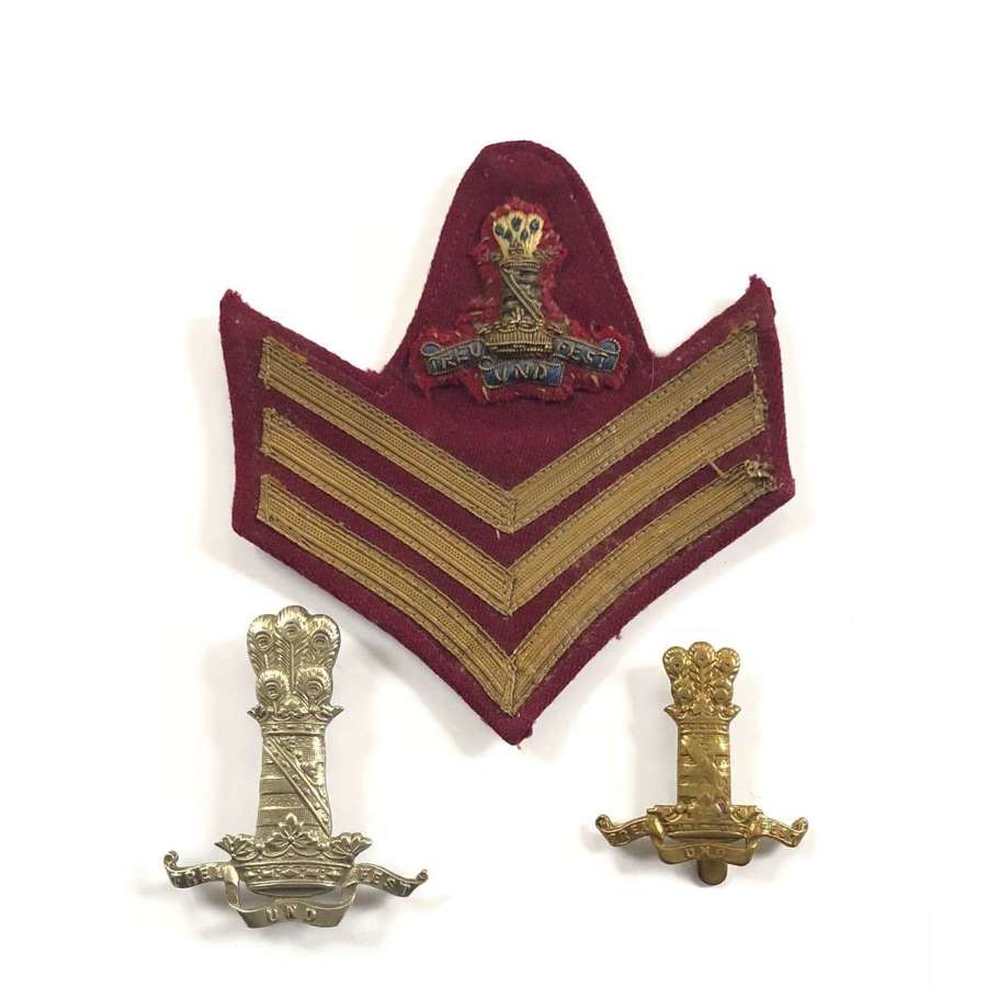 11th Hussars (Prince Albert's Own) Sergeant’s Arm Badges.