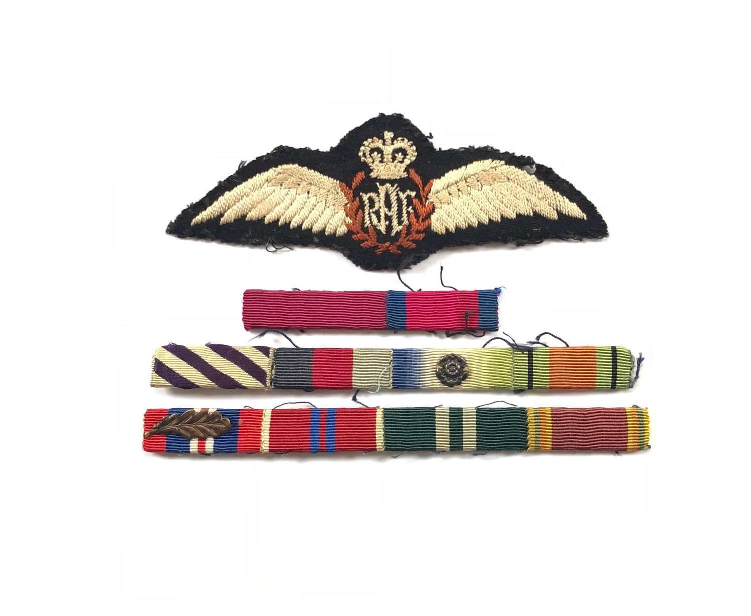 Pilot Wings Medal Ribbons of Air Vice Marshal Thomson CB, DSO, DFC.