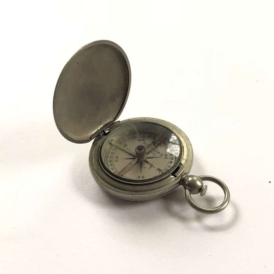 WW1 Period Officer’s Private Purchase Pocket Watch Style Compass.