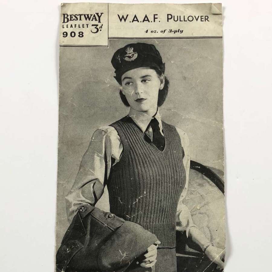 WW2 RAF WAAF Home Front Knitting Pattern.