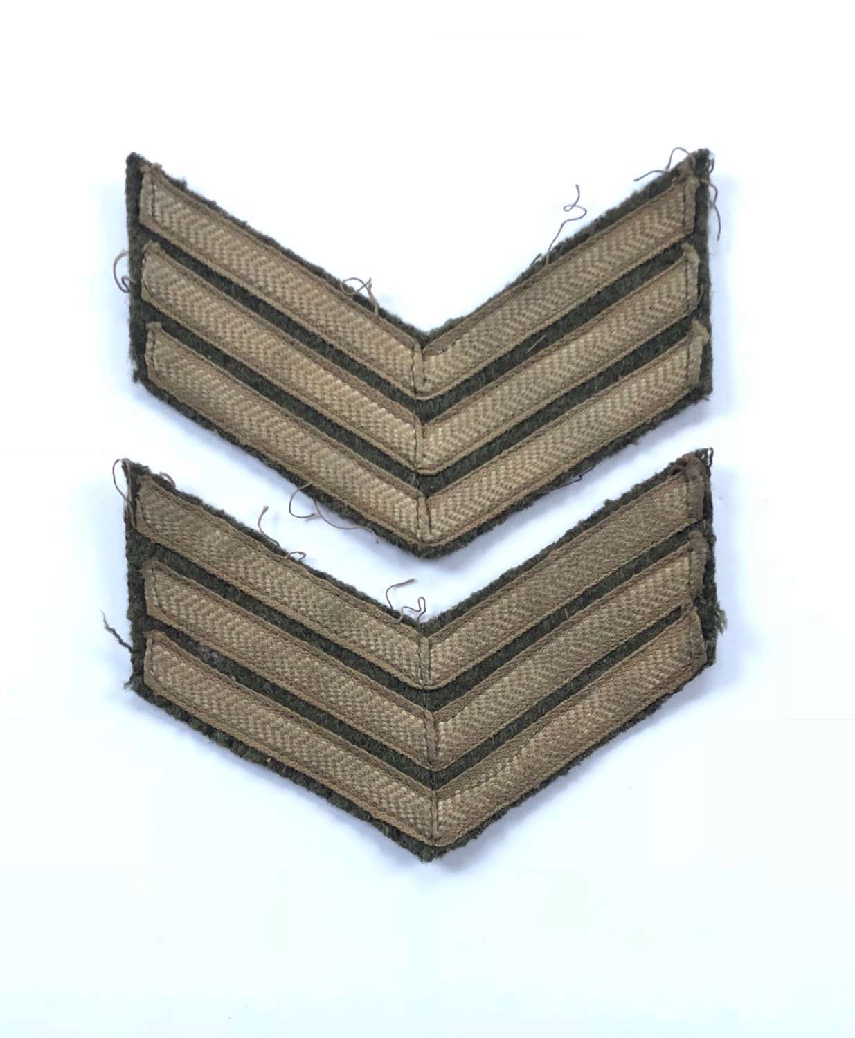 WW2 British Sergeants Chevrons Stripes.