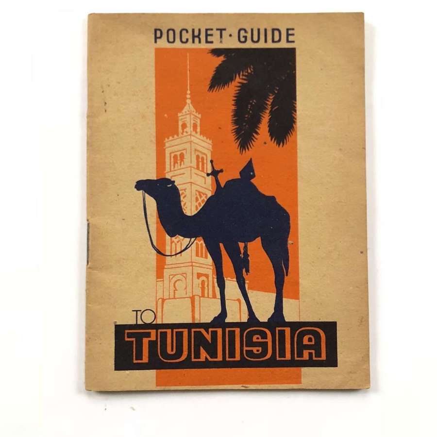 WW2 Original British Forces Services Guide to Tunisia.