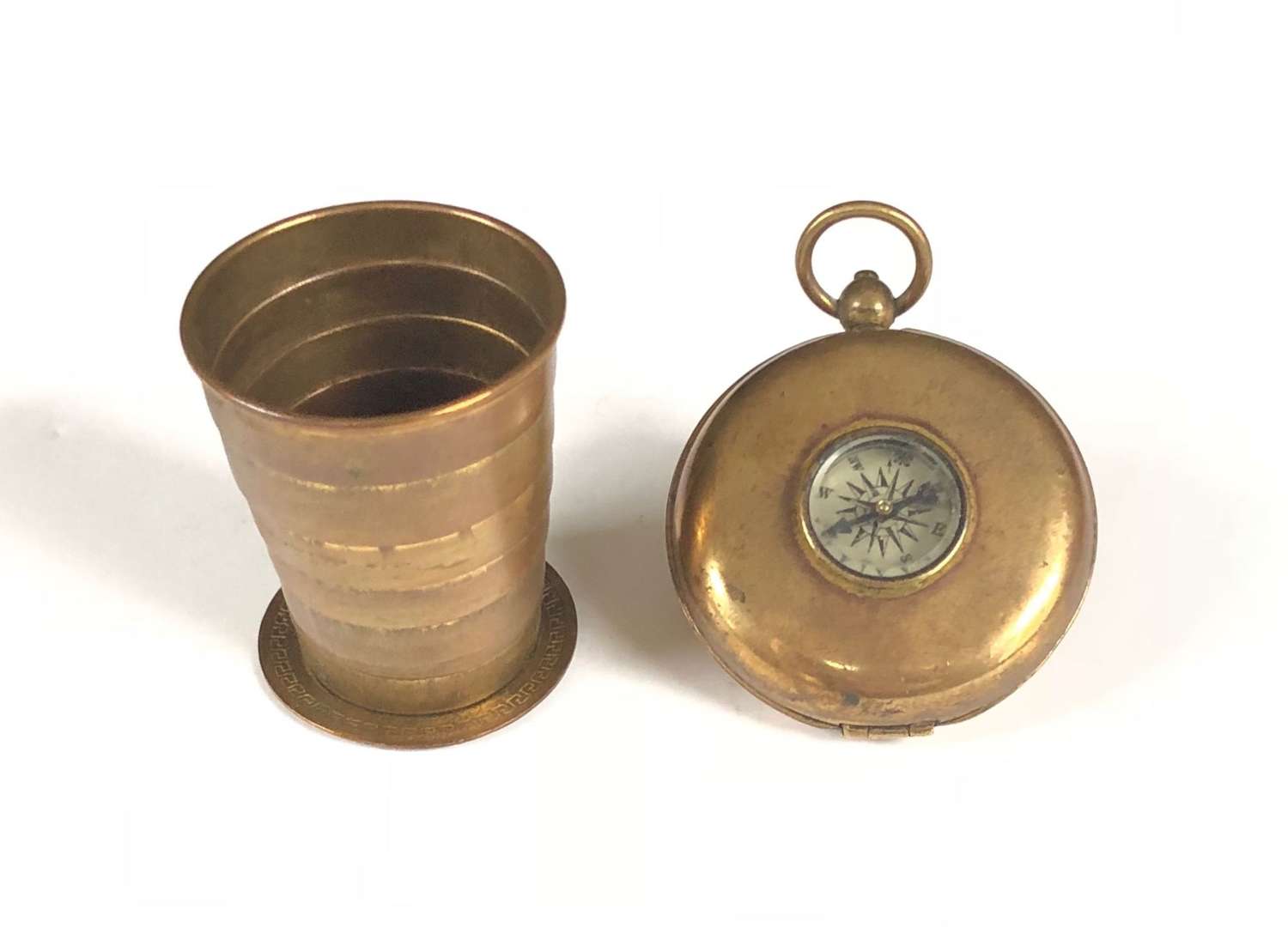Boer War / WW1 Pocket Watch Size Collapsible TOT Cup.