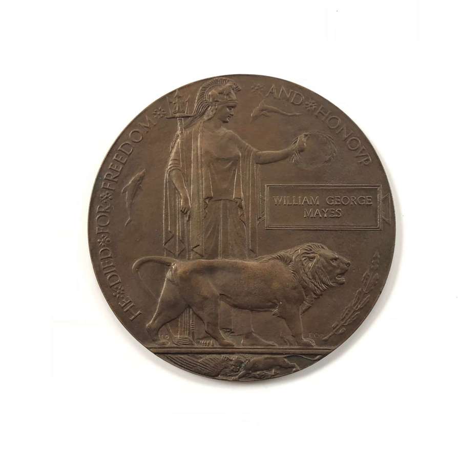 WW1 Denbighshire Yeomanry 24th Royal Welsh Fusiliers Memorial Plaque
