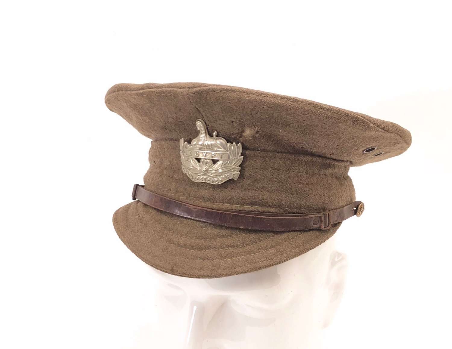 WW1 Gloucestershire Regiment Other Rank's Wool Trench Cap.