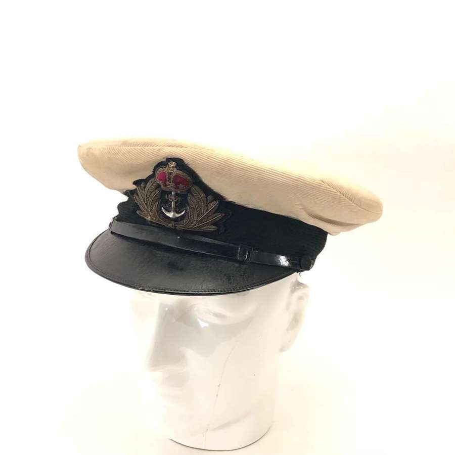 WW2 Royal Navy Officer’s Cap by Gieves London.