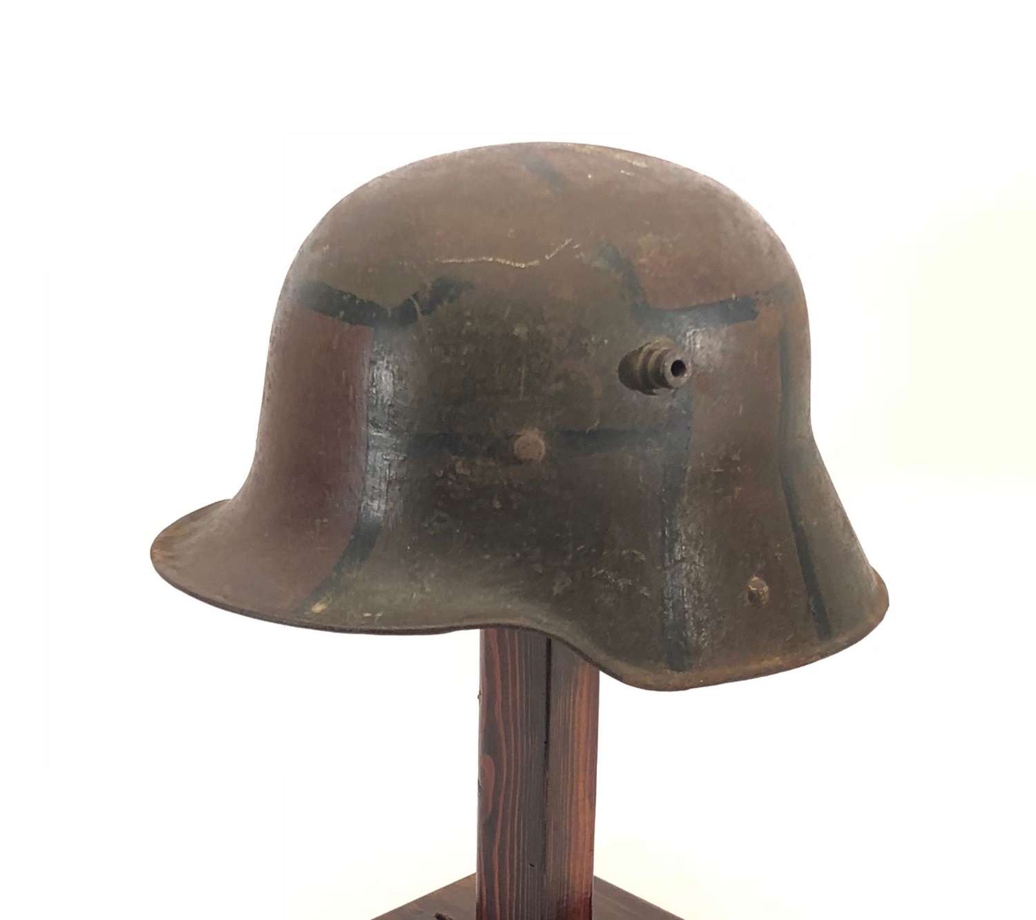 WW1 Imperial German “Bring Back” Camouflage Steel Helmet.