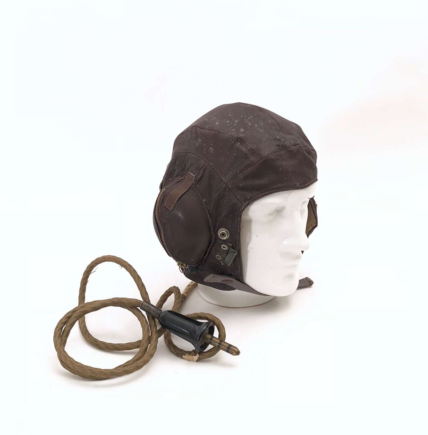 WW2 Fleet Air Arm Navy C Large Size Flying Helmet.