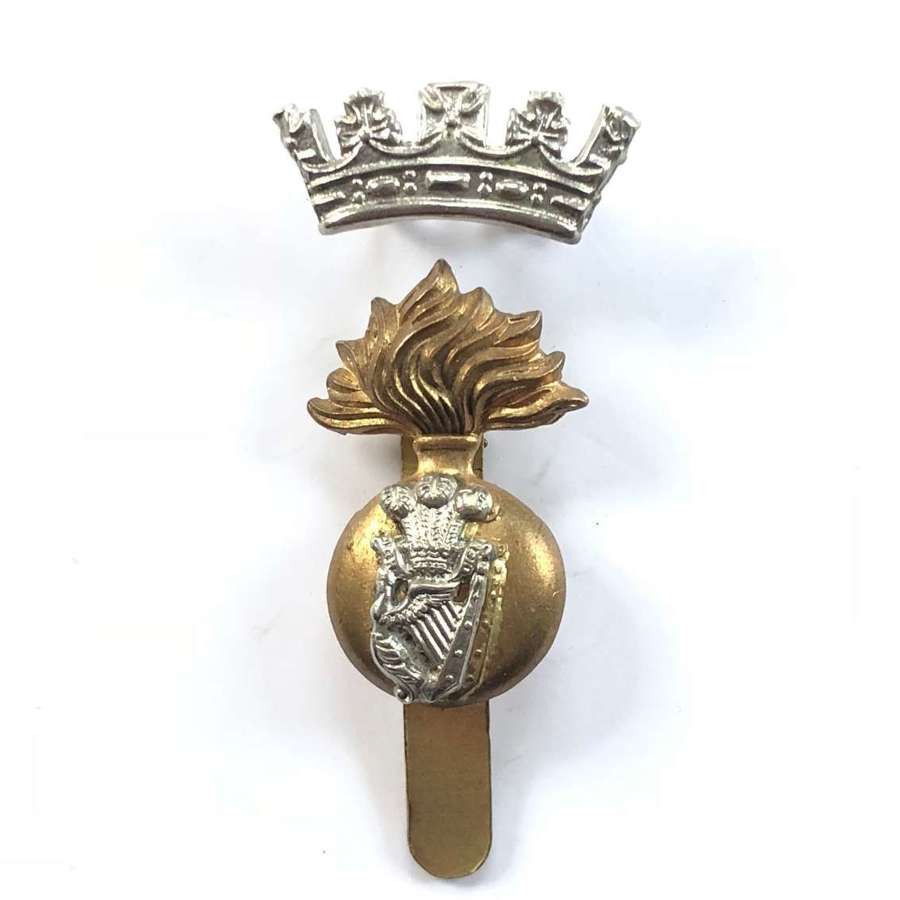 WW2 Royal Irish Fusiliers Cap Badges.