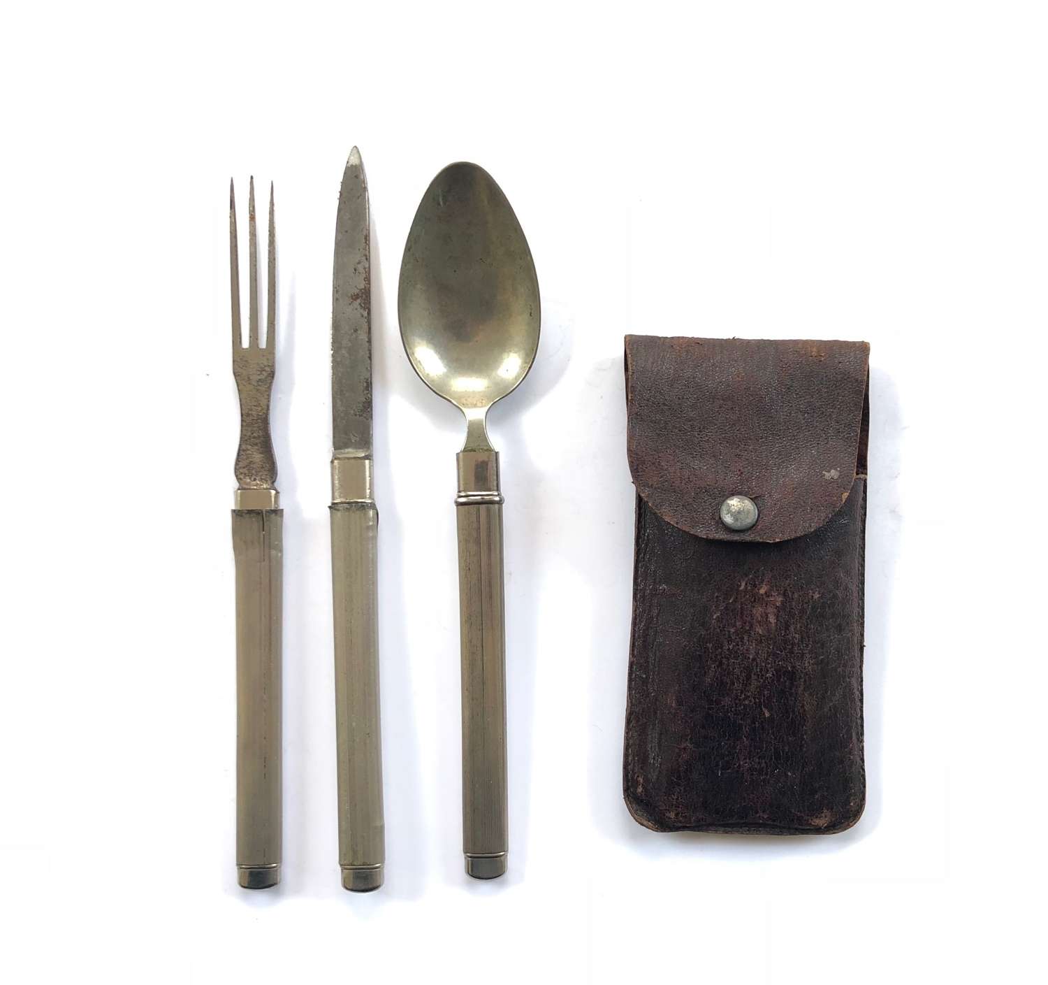 WW1 Period Campaign Cutlery Set & Pouch.