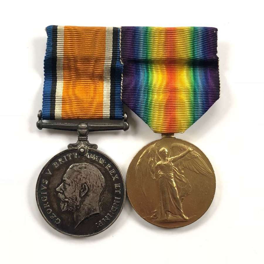 WW1 Royal Marine Light Infantry Medal Pair.