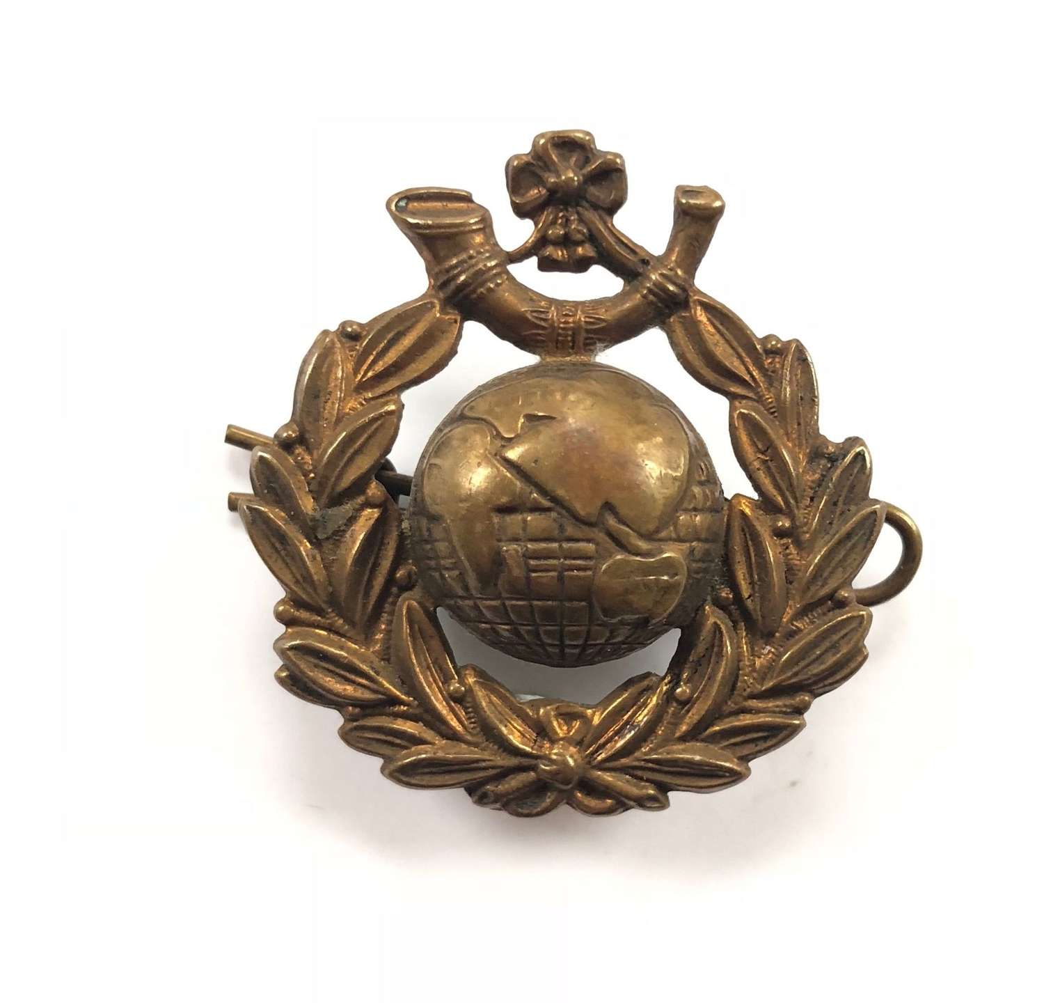 WW1 Period Royal Marine Light Infantry Cap Badge
