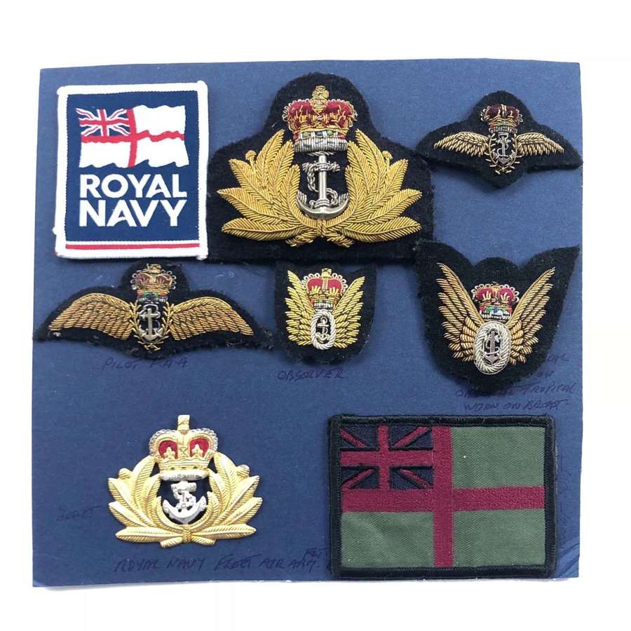 Royal Navy Fleet Air Arm Cold War Aircrew Badges.
