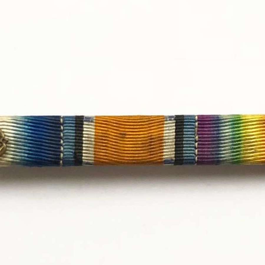 WW1 1914 Mons Star Uniform Medal Ribbon Bar.