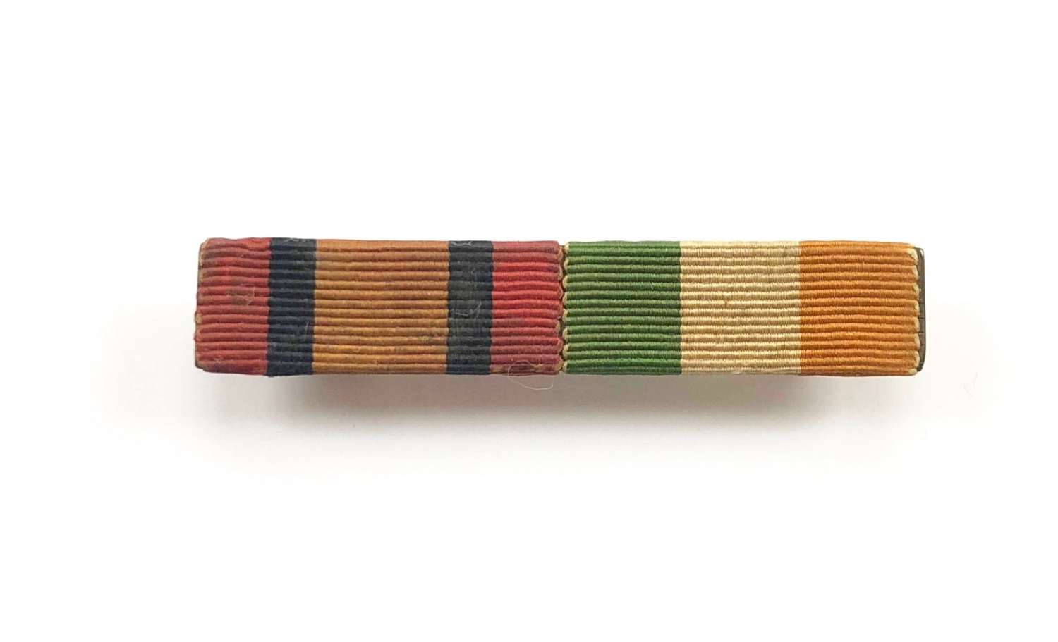 Boer War Medals Uniform Ribbon Bar.