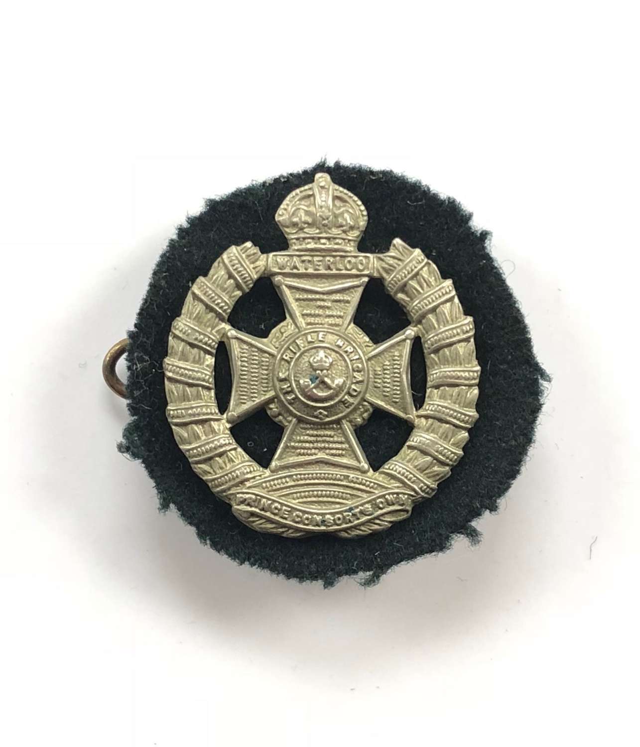 WW2 Rifle Brigade Field Service Cap Cap Badge