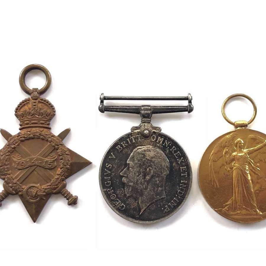 WW1 Army Service Corps Trio of Medals.