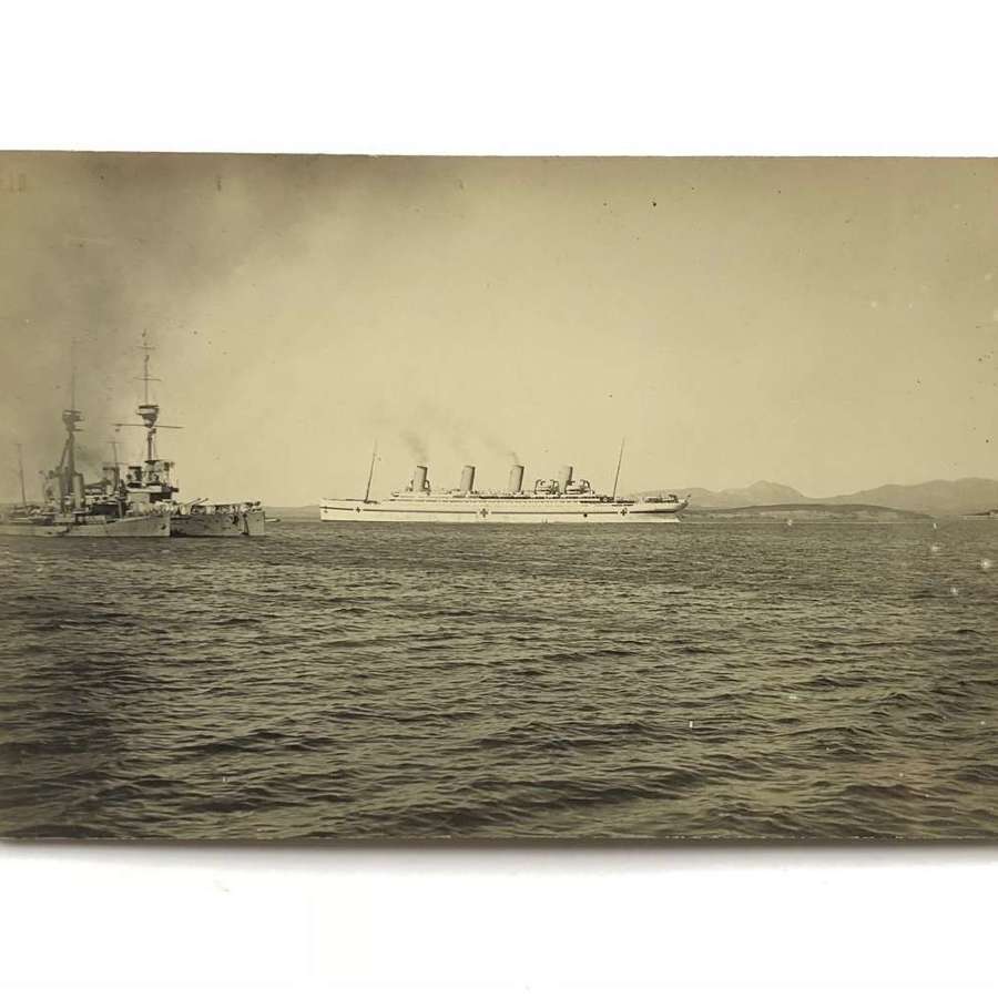 WW1 Photograph of HMHS Britannic 1916