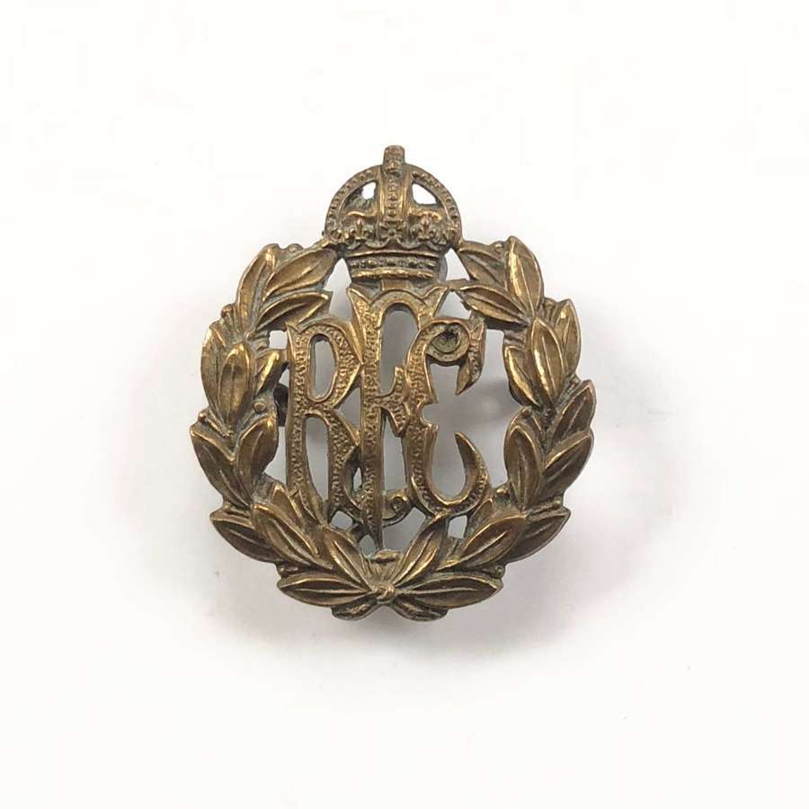 WW1 RFC Royal Flying Corps Other Ranks Cap Badge.