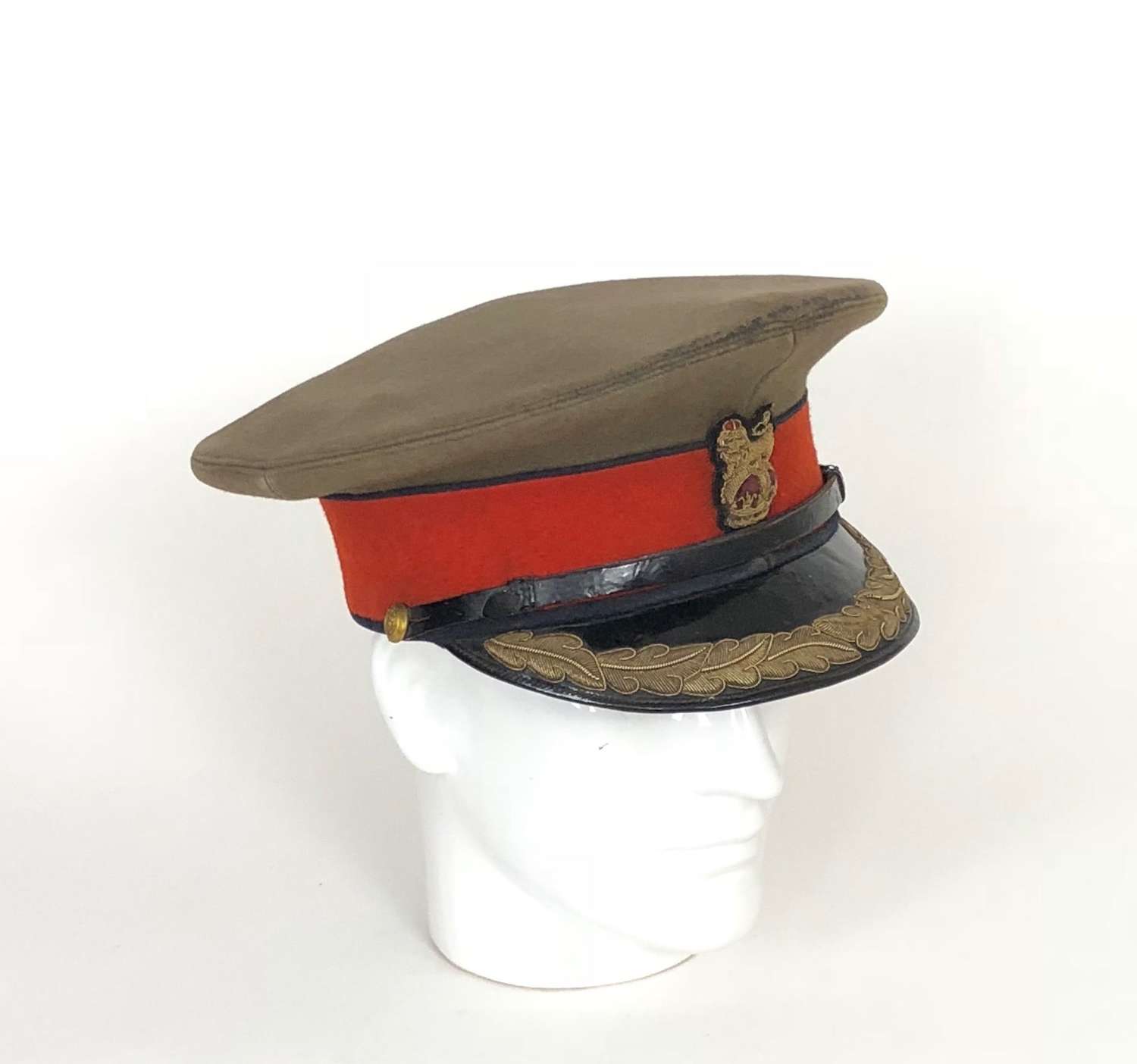 WW1 Irish Staff Officer Service Dress Cap.