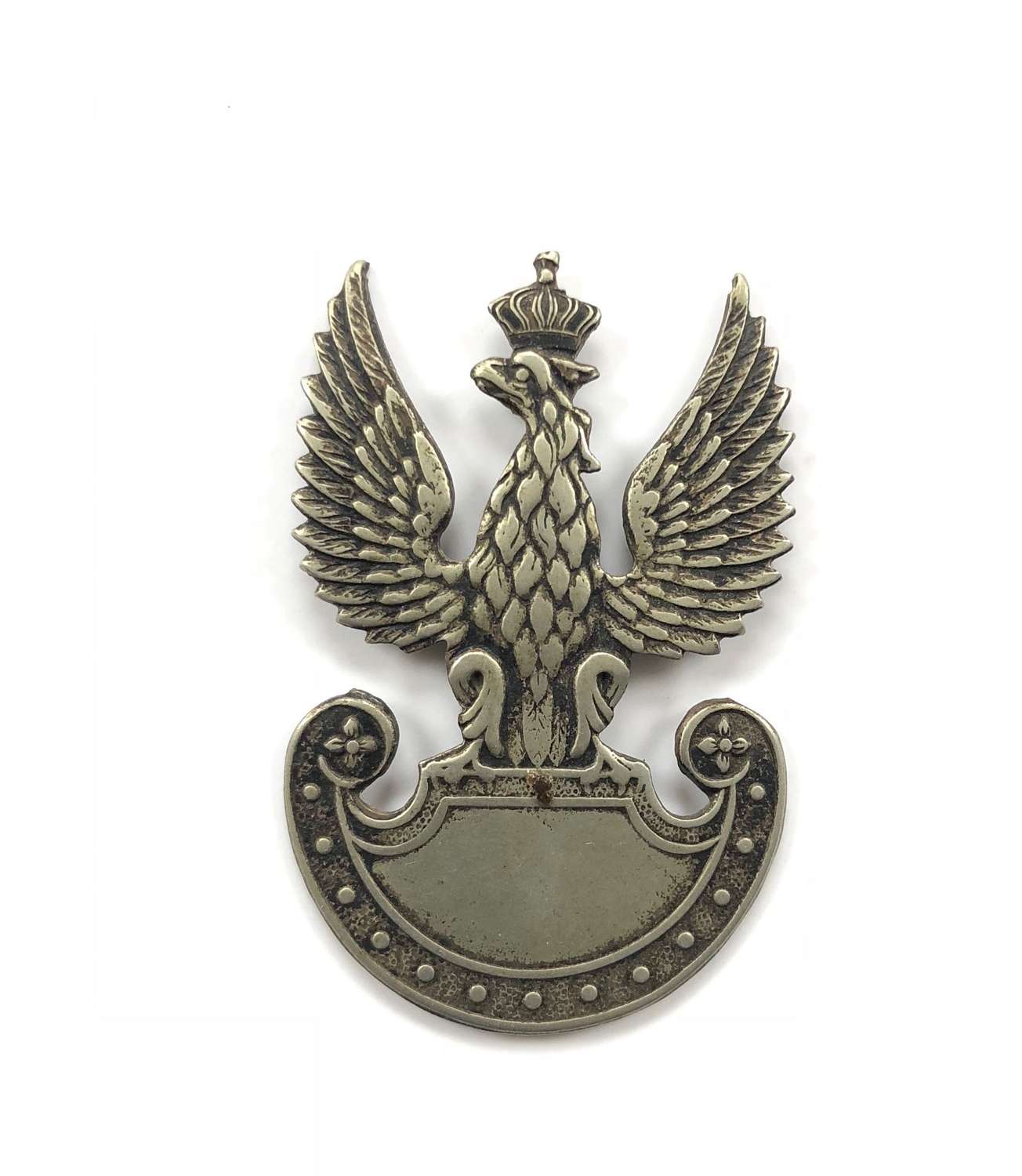 WW2 Original Free Polish Army Side Cap Badge.