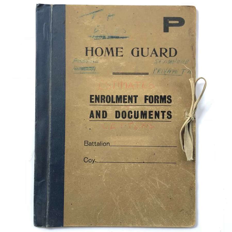 WW2 Home Front  Home Guard Folder Cover.