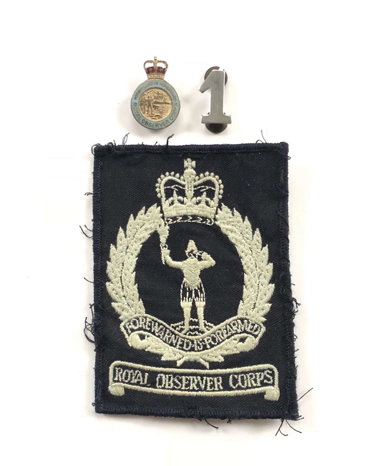RAF cold War Royal Observer Corps Badges.