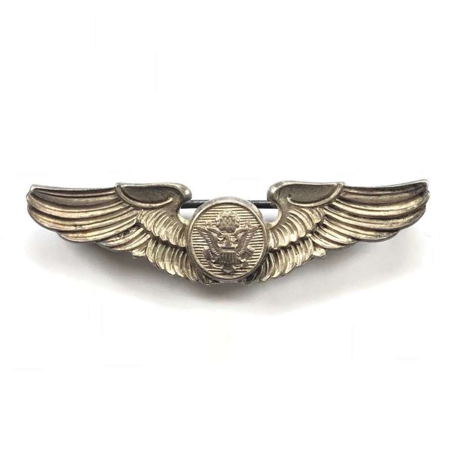US Air Force Miniature Silver Aircrew Wings.