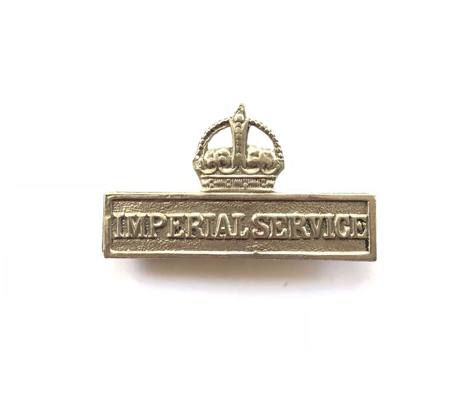 WW1 Territorial Force Imperial Service Volunteer uniform breast badge