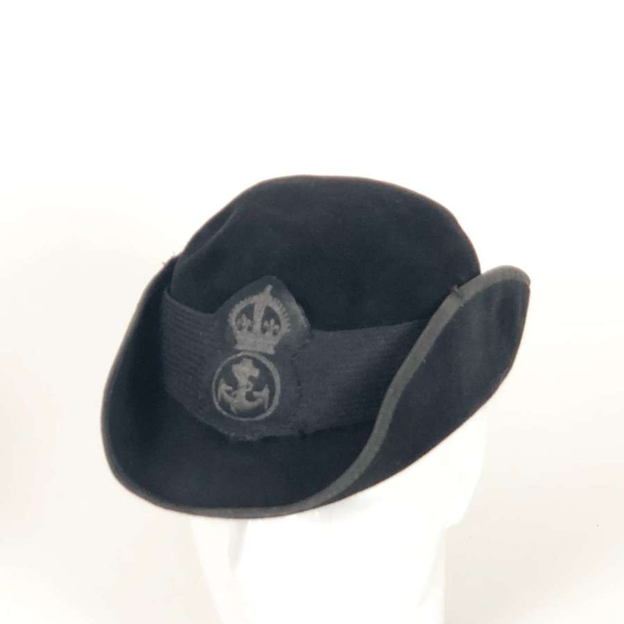 WW2 Royal Navy WRNS Petty Officer Tricorn Hat.