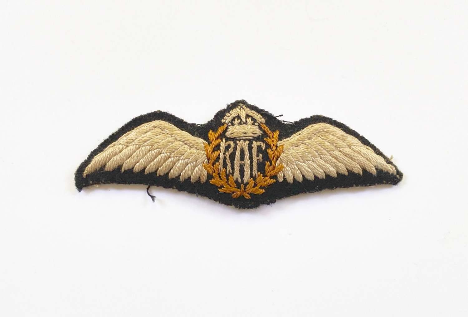 WW2 RAF Middle / Far East Made Pilot Wings.