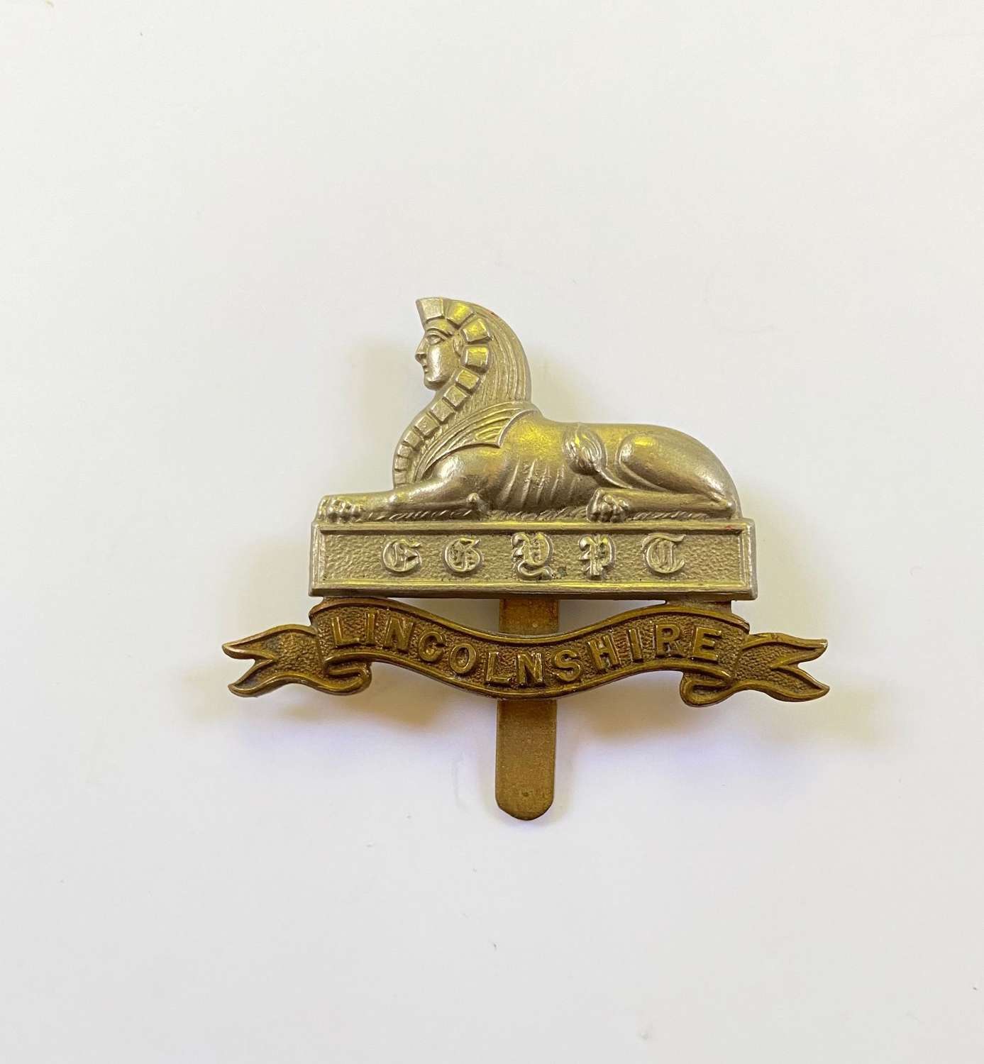 WW2 Lincolnshire Regiment Cap Badge.