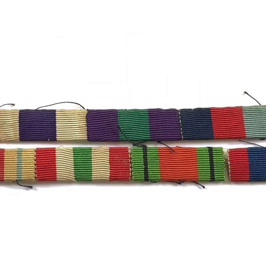 WW2 8th Army Military Cross Winners Uniform Ribbon Bar.
