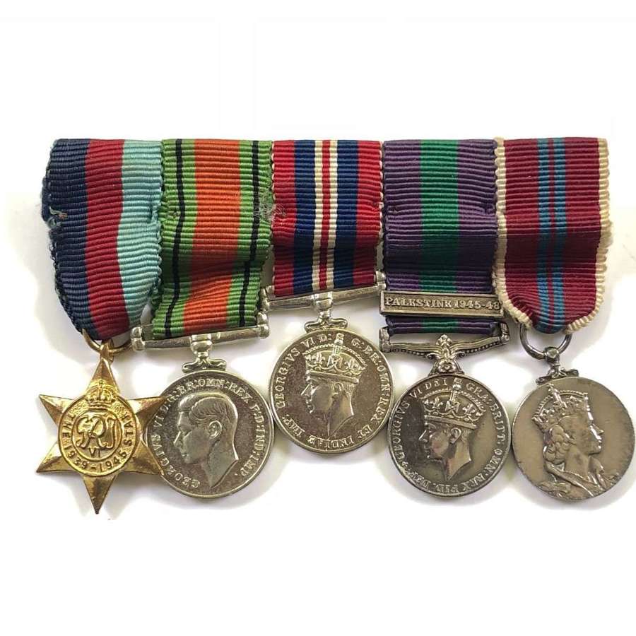 MINIATURE Medal Group of Capt R.D Meyrick of the South Wales Borderers