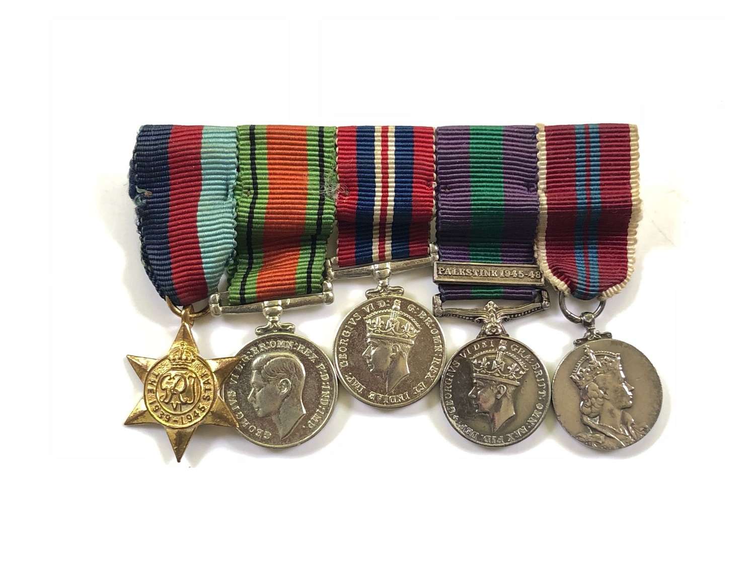 MINIATURE Medal Group of Capt R.D Meyrick of the South Wales Borderers