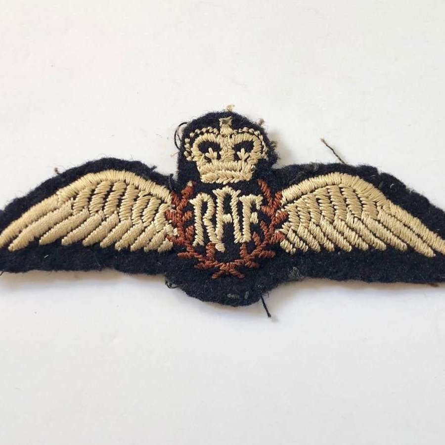 RAF Cold War Period Pilot Wings.