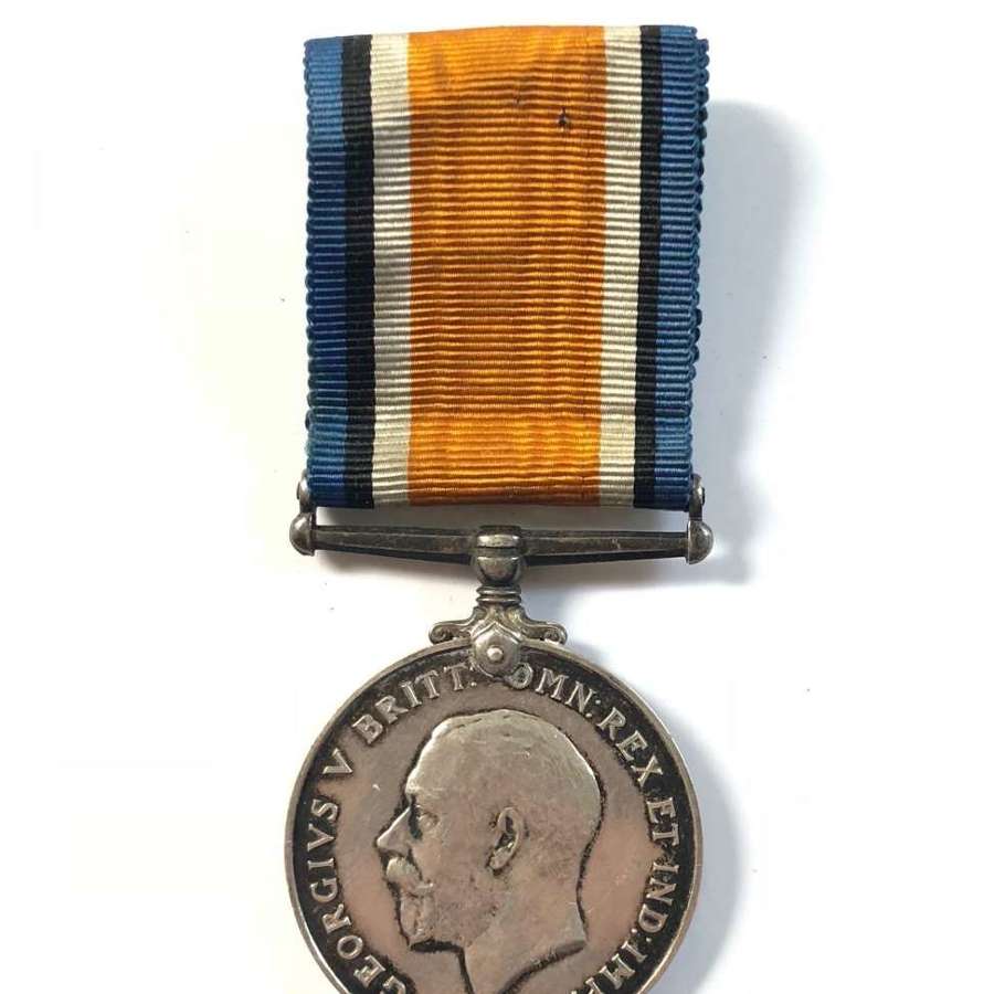 WW1 Cameronians Scottish Rifles British War Medal.