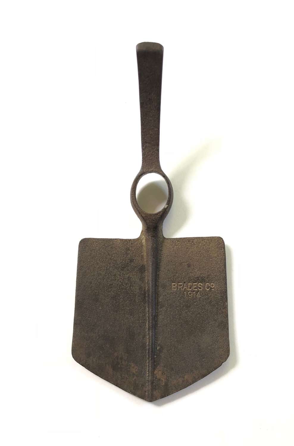 WW1 1914 Battle of Mons Period Entrenching Tool Head.